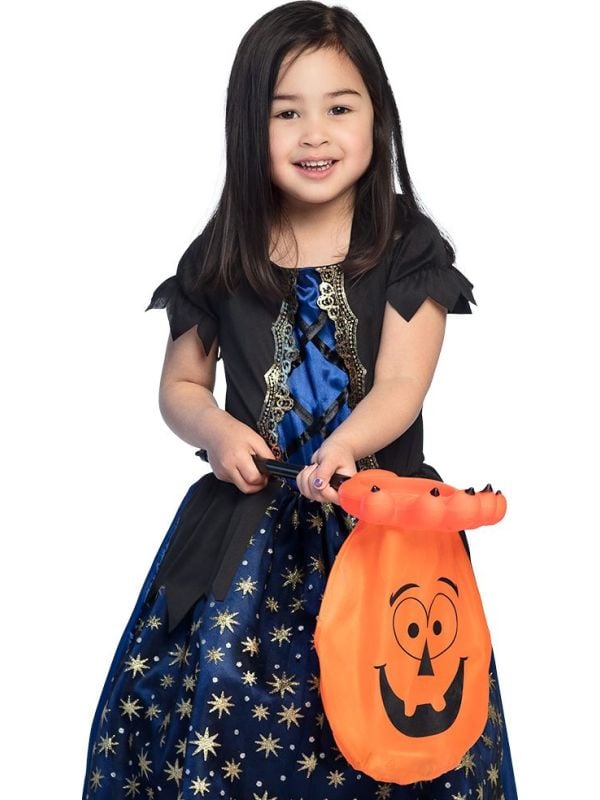 Halloween Oranje Pompoen Trick or Treat Zakje
