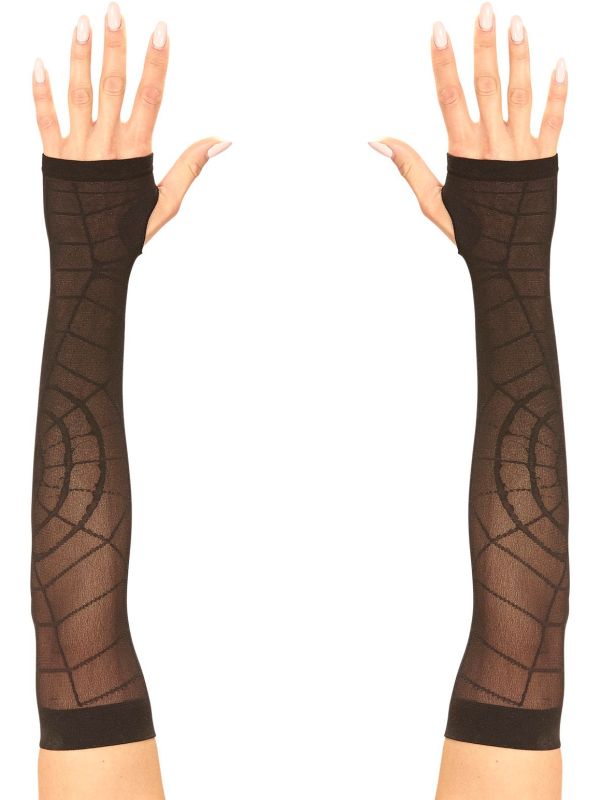 Halloween spinnenweb handschoenen main product photo