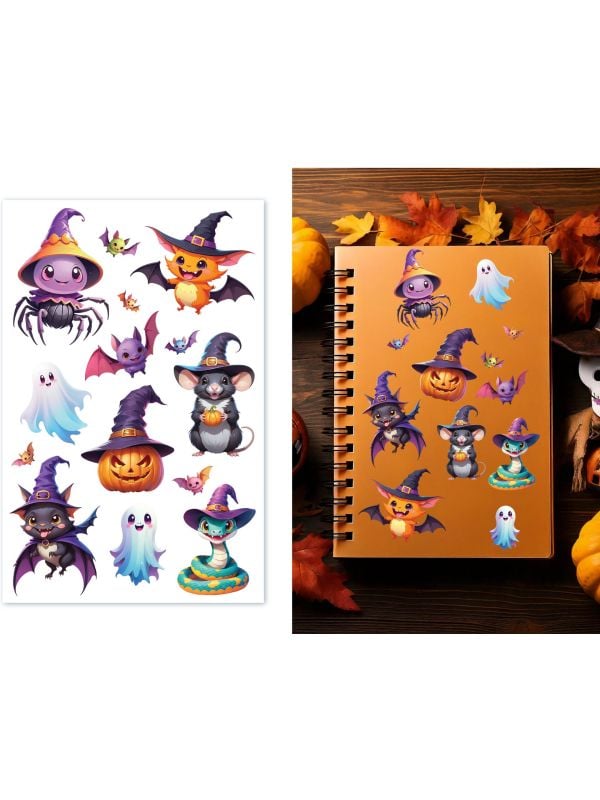 Halloween Stickervel Klassiek