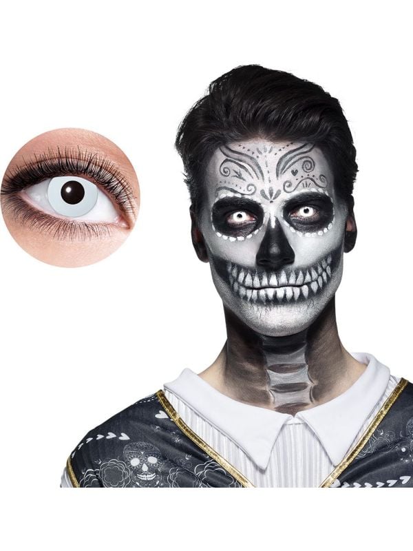 Halloween Witte Horror Maandlenzen