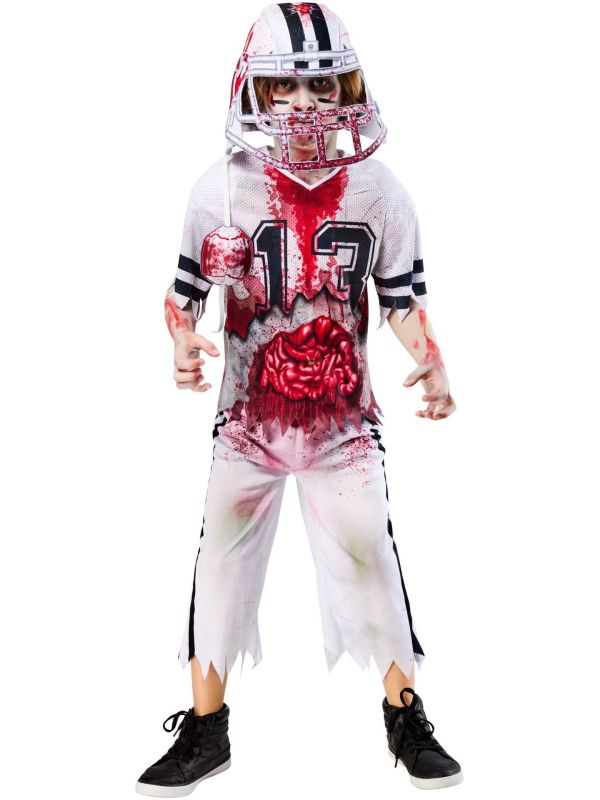 Halloween Zombie Rugby Kostuum Kind