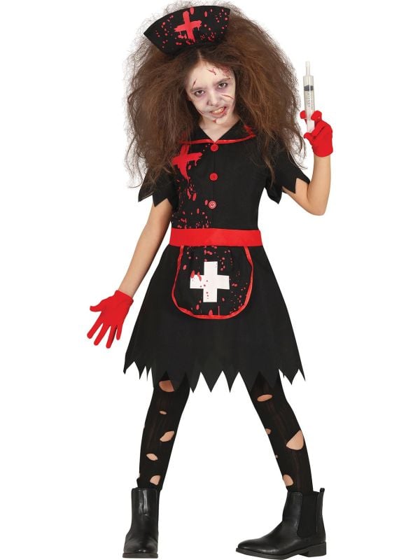 Halloween zwarte bloederige zuster kind