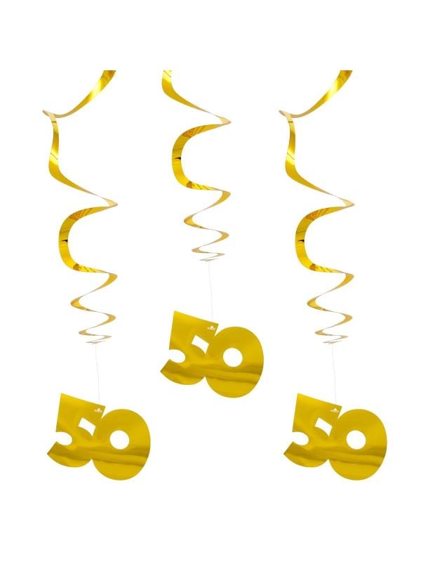 Hangdecoratie 50 jarig huwelijk goud