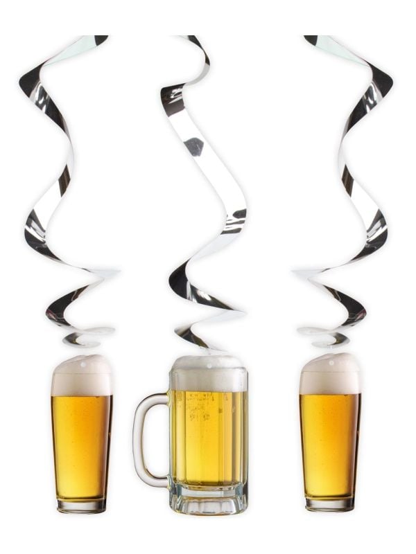 Hangdecoratie bierfest bierglazen