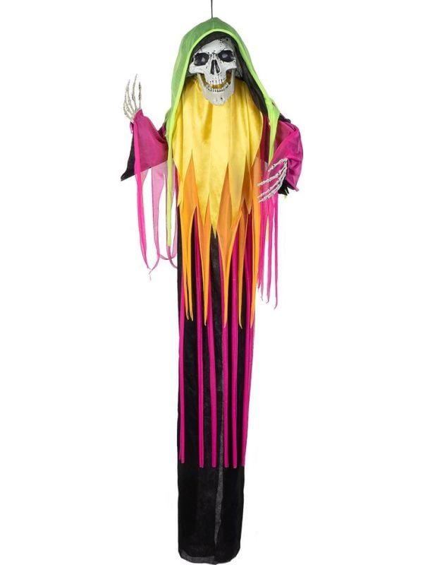 Hangdecoratie Flying Neon Reaper Halloween