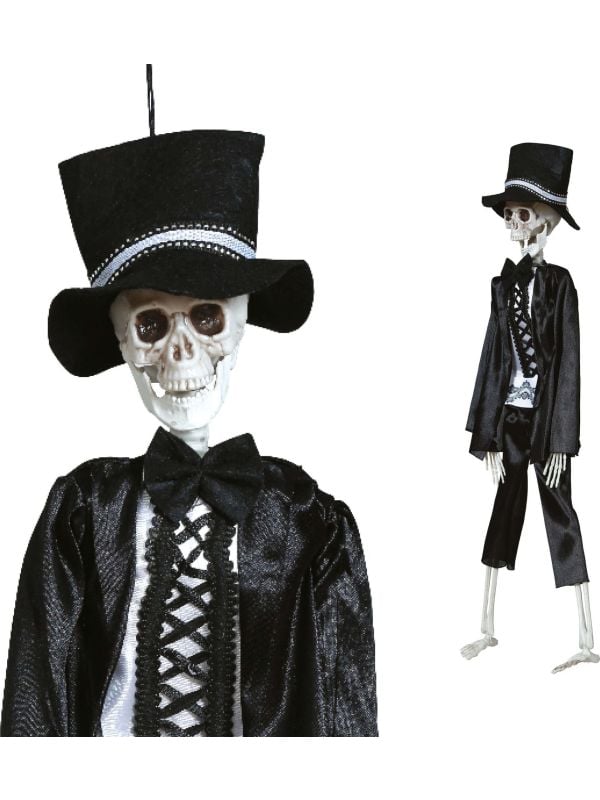 Hangdecoratie skelet bruidegom 40 cm halloween main product photo