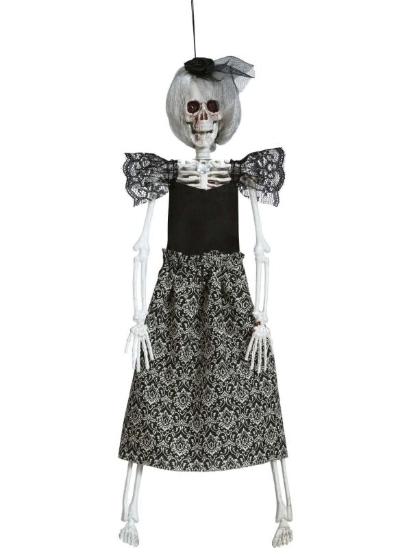 Hangdecoratie skelet grootmoeder 45 cm halloween main product photo