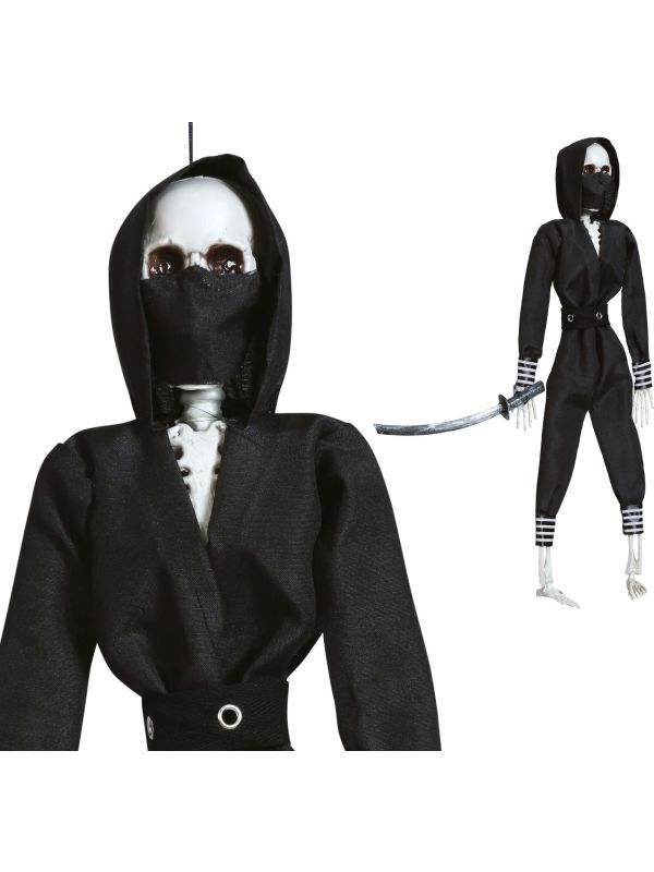 Hangdecoratie skelet ninja 45 cm halloween main product photo