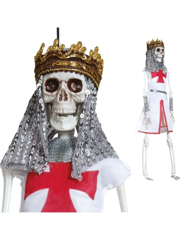 Hangdecoratie skelet ridder 45 cm halloween main product photo
