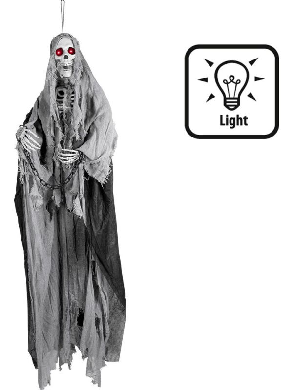 Hangdecoratie Skeleton Reaper Met Verlichting Halloween