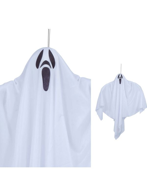 Hangdecoratie spook 80 cm halloween