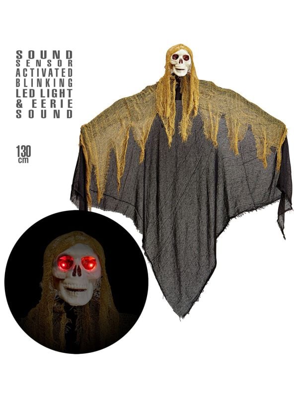 Hangende decoratie halloween magere hein