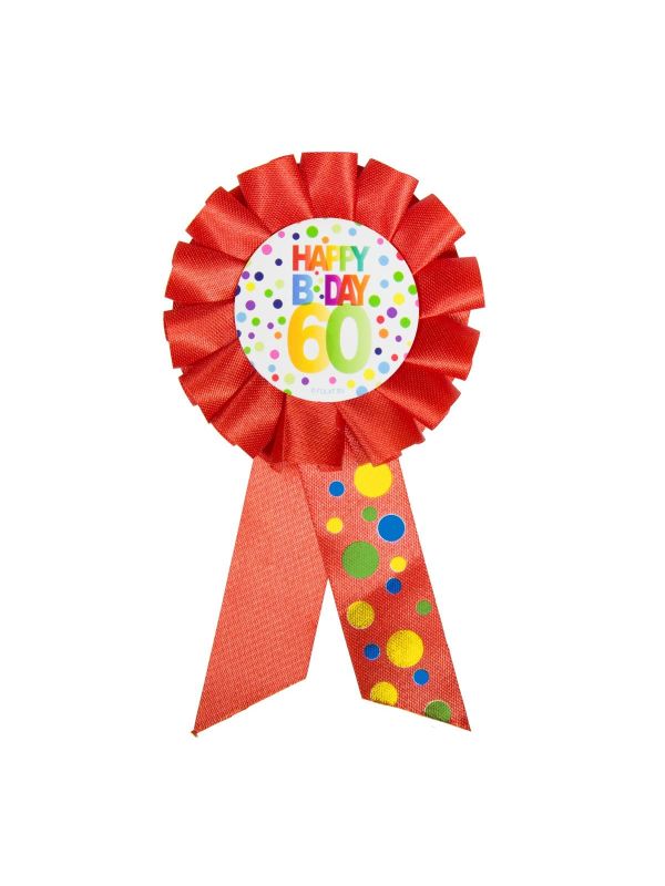 Happy birthday stippen rozet 60 jaar