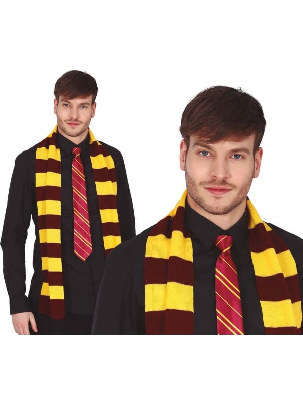 Harry Potter griffoendor gestreepte sjaal
