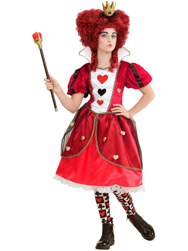 Hartenkoningin kostuum kind main product photo