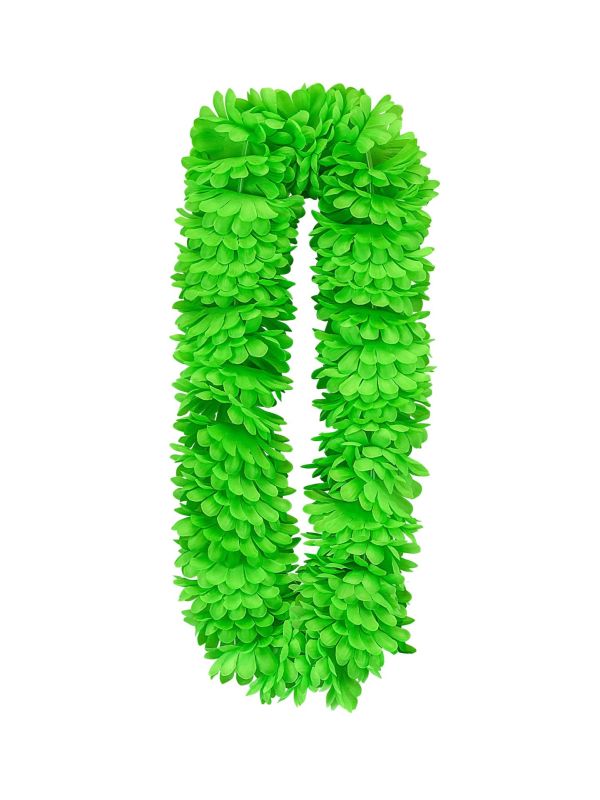 Hawaiiaanse Bloemenkrans Groen Ketting