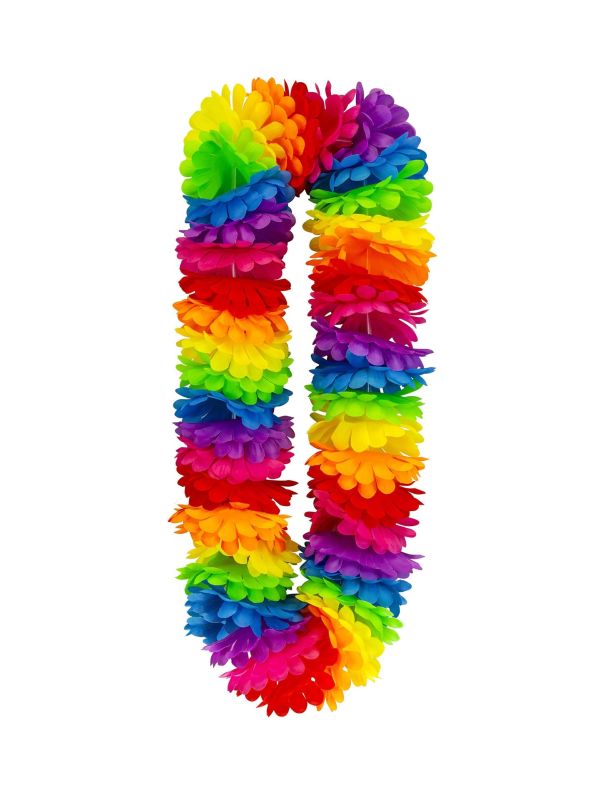 Hawaiiaanse Bloemenkrans Regenboog Ketting