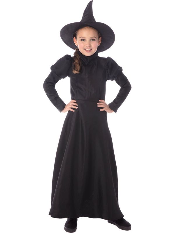 Heks Outfit Zwart Meisjes