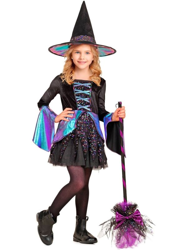 Heksen Outfit Gekleurd Meisjes