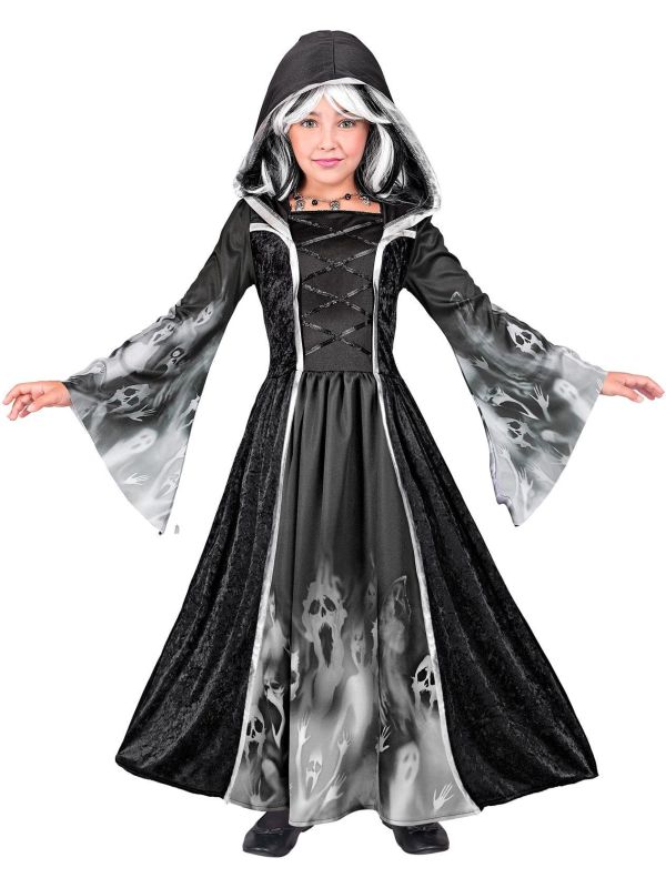 Heksenjurk Pak Halloween Zwart Meisjes