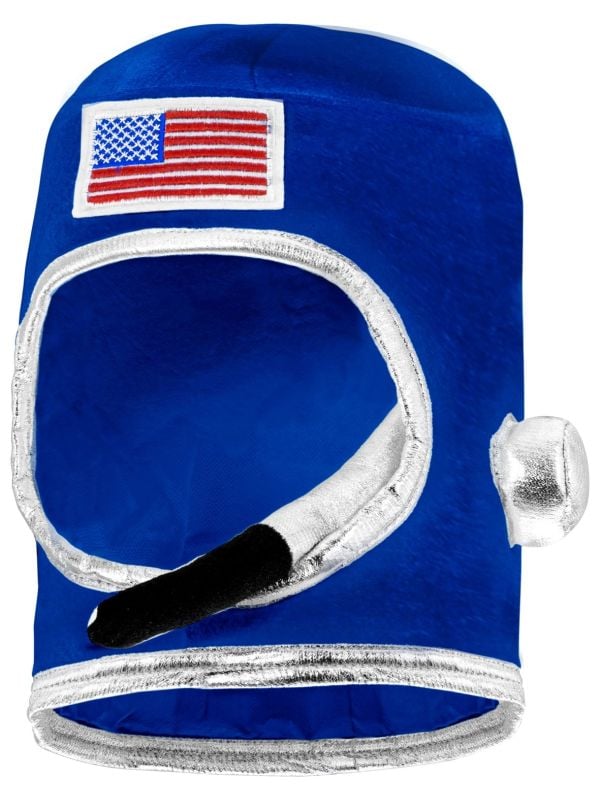 Helm astronaut blauw stof