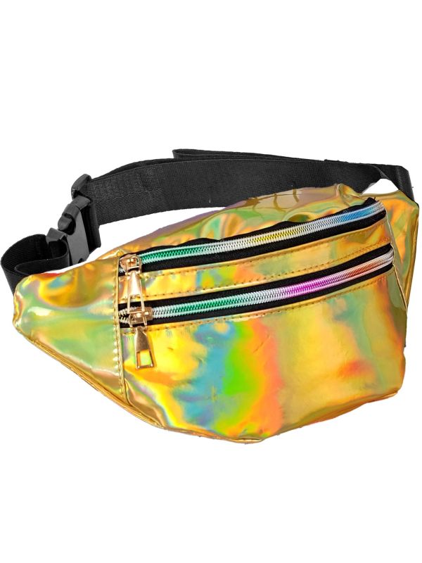 Heuptas Holografisch Goud Dames Mannen