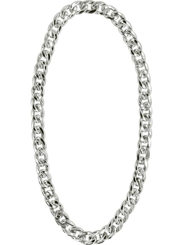 Hiphop Schakelketting Zilver