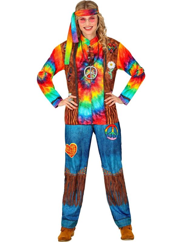 Hippie Pak Regenboog Dames Heren