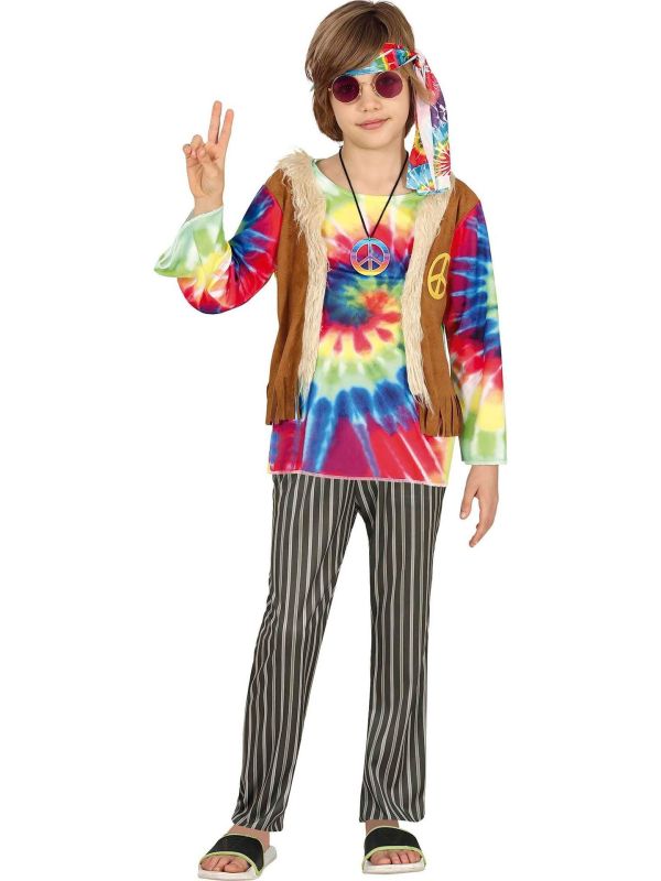 Hippie Peace outfit jongens
