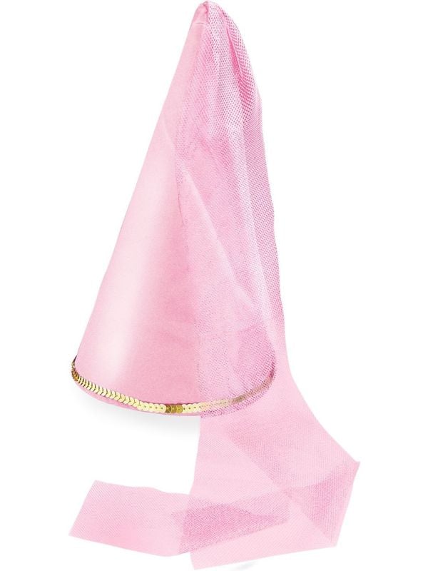 Hoed fee satijn kind roze main product photo