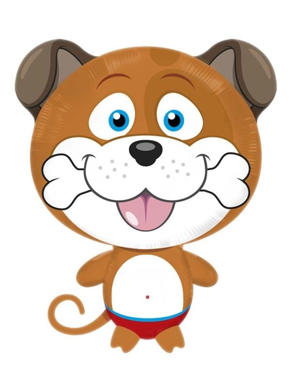 Hondje met bot folieballon main product photo