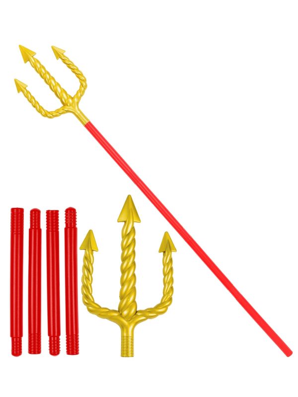 Hooivork Rood Goud Feest Accessoire