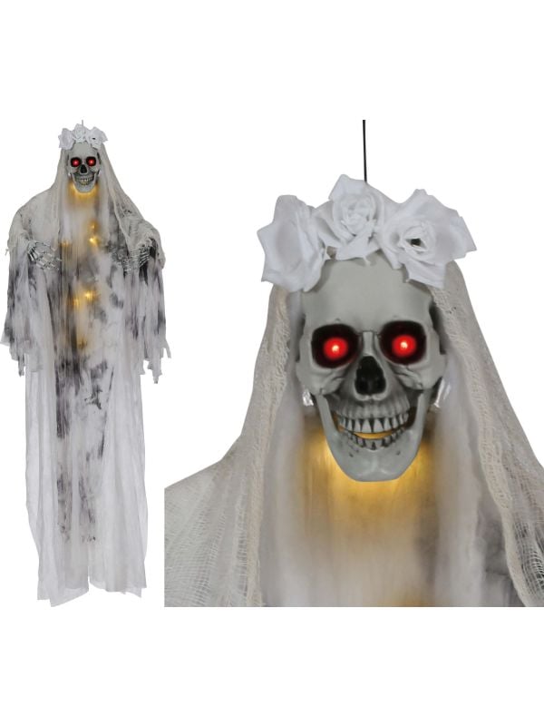 Horror bruid skelet hangend