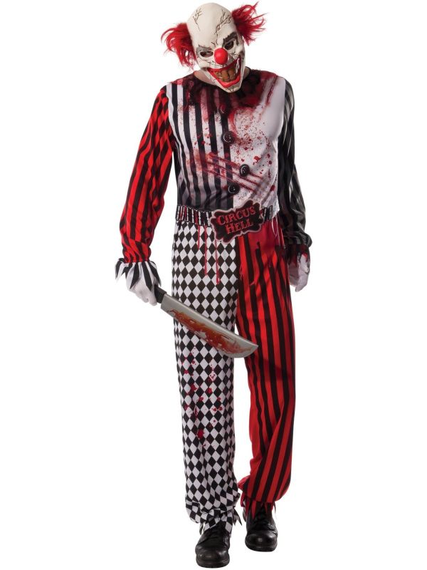 Horror Clown Pak Heren Halloween