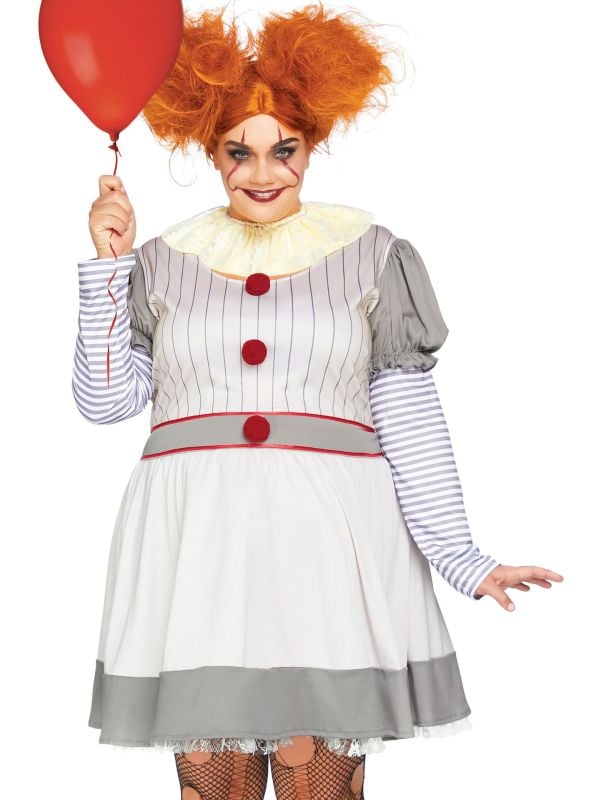 Horror IT Clown jurkje plussize