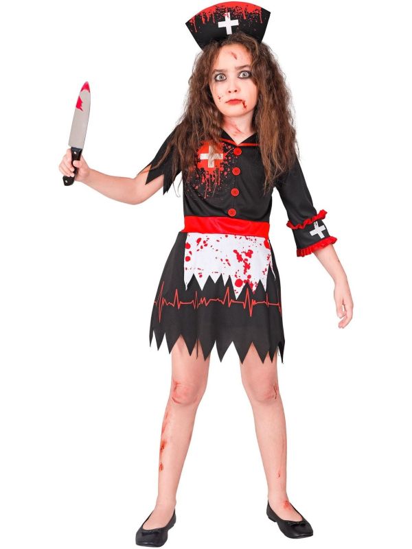 Horror Verpleegster Jurk Meisjes