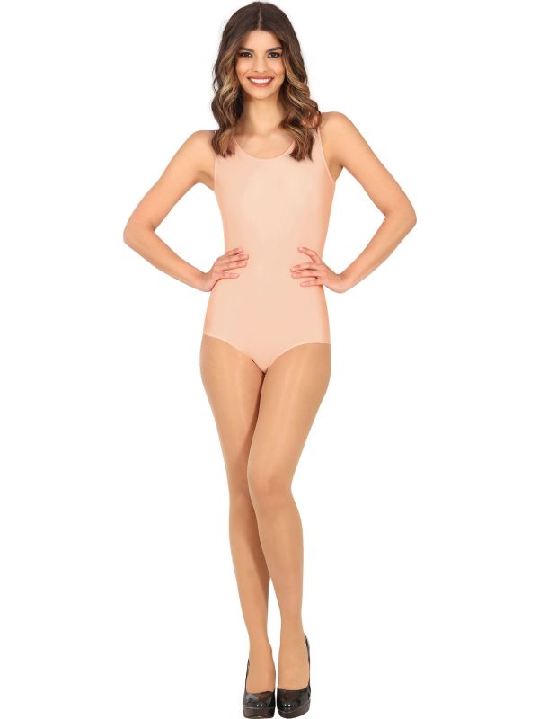 Huidskleur Mouwloos Maillot Dames main product photo
