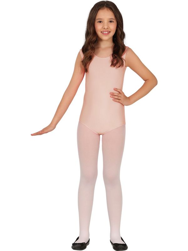 Huidskleur Mouwloos Maillot Meisjes main product photo