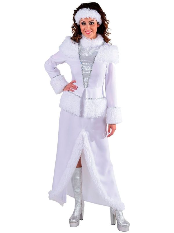 Ijskoningin kostuum wit dames main product photo