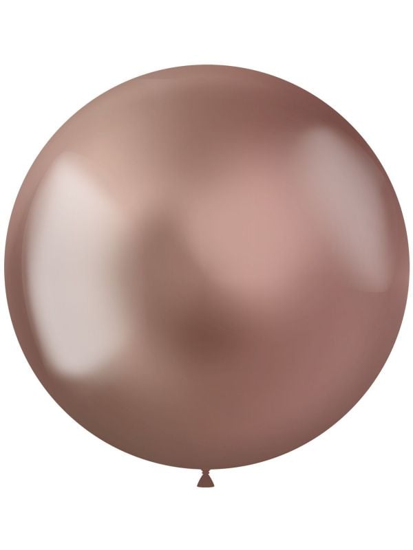 Intenst roségouden ballonnen groot