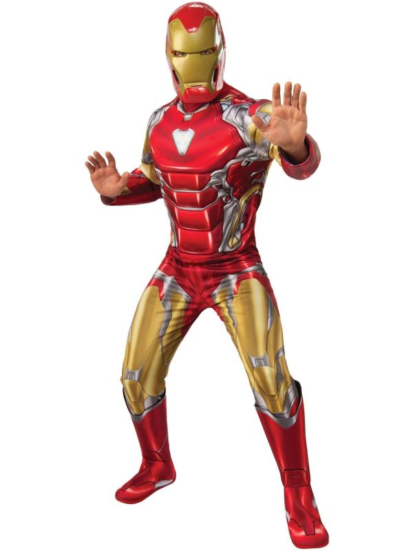 Iron Man Heren Pak Marvel Avengers Deluxe