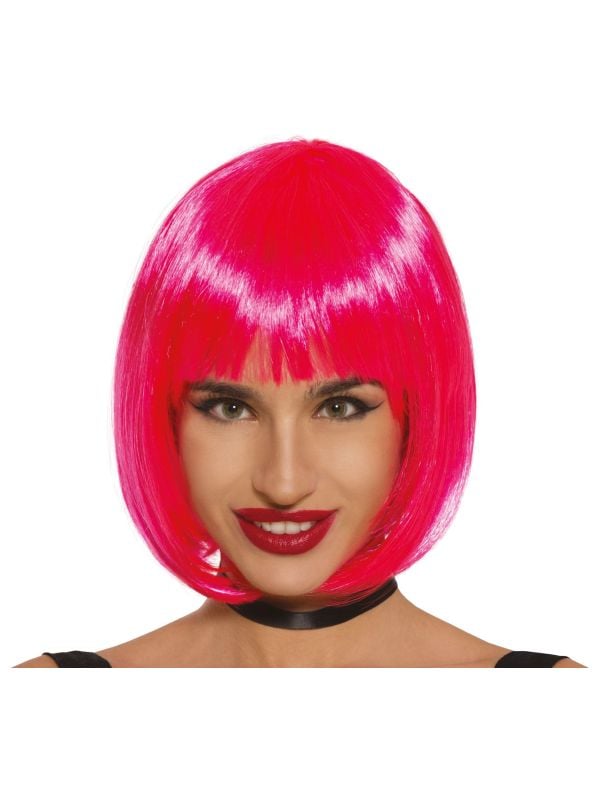 Jaren 20 roze pruik main product photo
