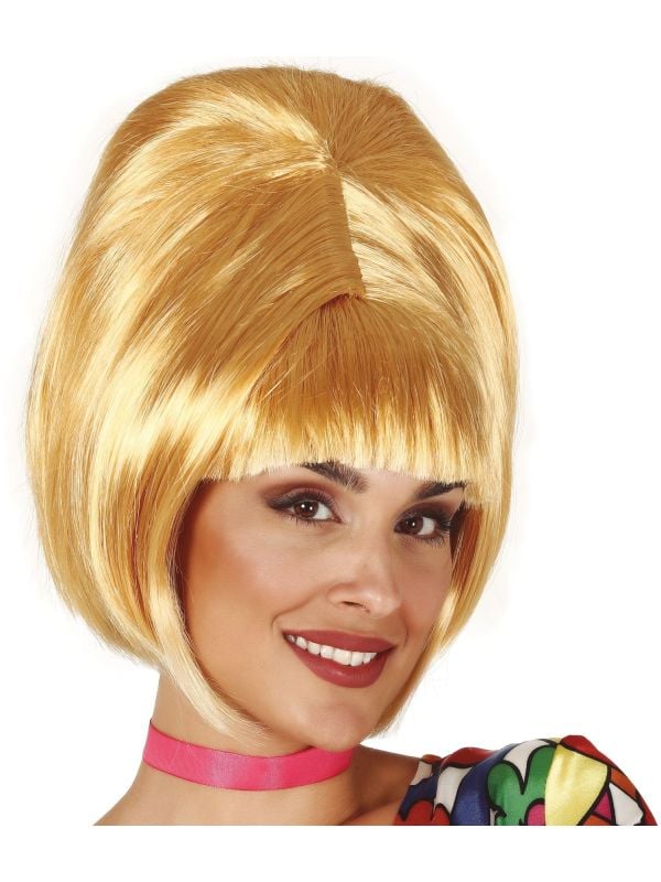 Jaren 60 pruik blond