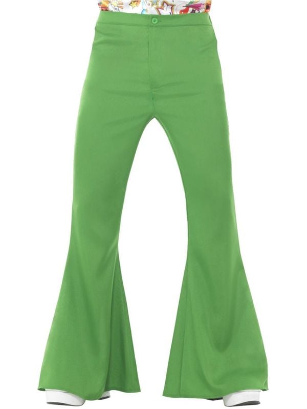 Jaren 60 wijde broek groen main product photo