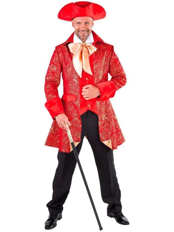 Jas markies rood man main product photo