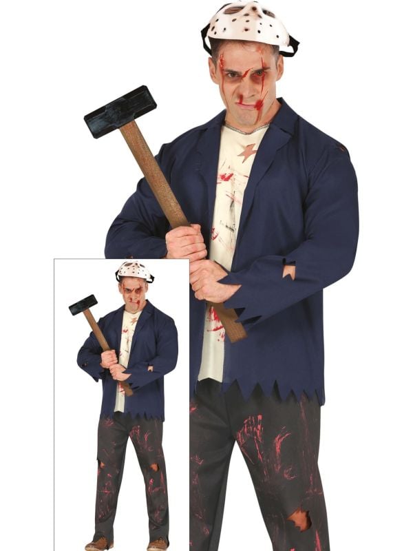 Jason Voorhees kostuum halloween heren