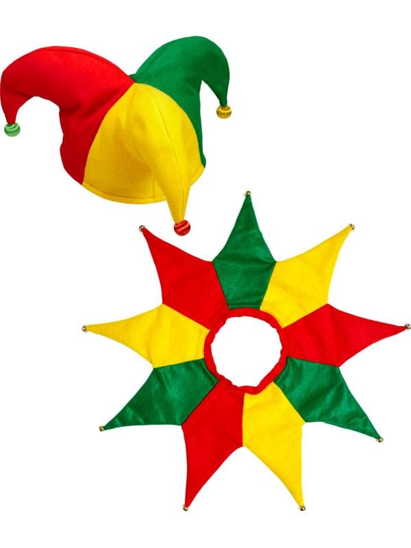 Jolly Jester Hoed en Kraag main product photo