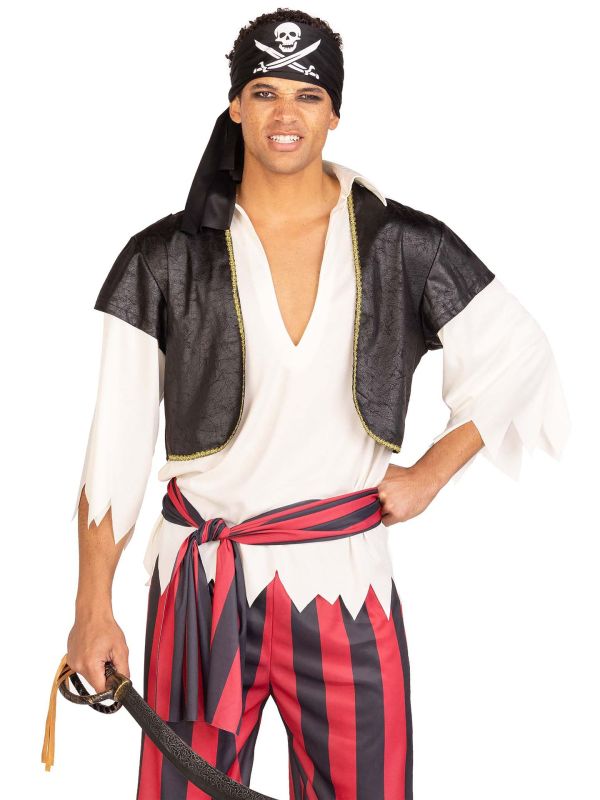 Jolly Roger piraten kostuum mannen main product photo