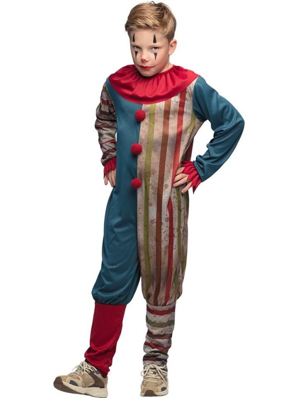 Jongens Halloween Jumpsuit Multikleur Horror Clown