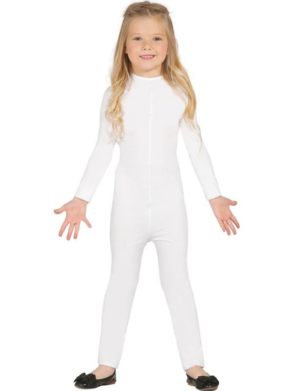 Jumpsuit meisjes wit main product photo